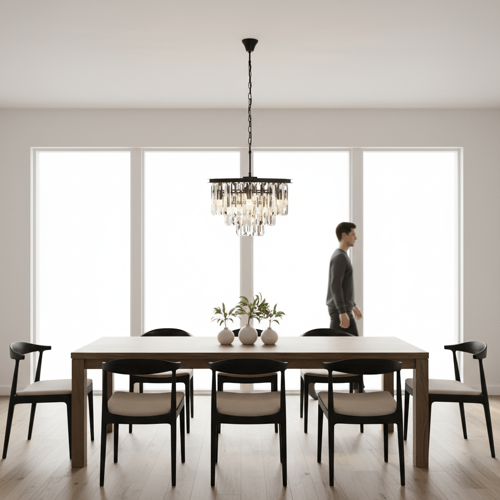 Kensington Townhouse Multi Crystal Pendant Light