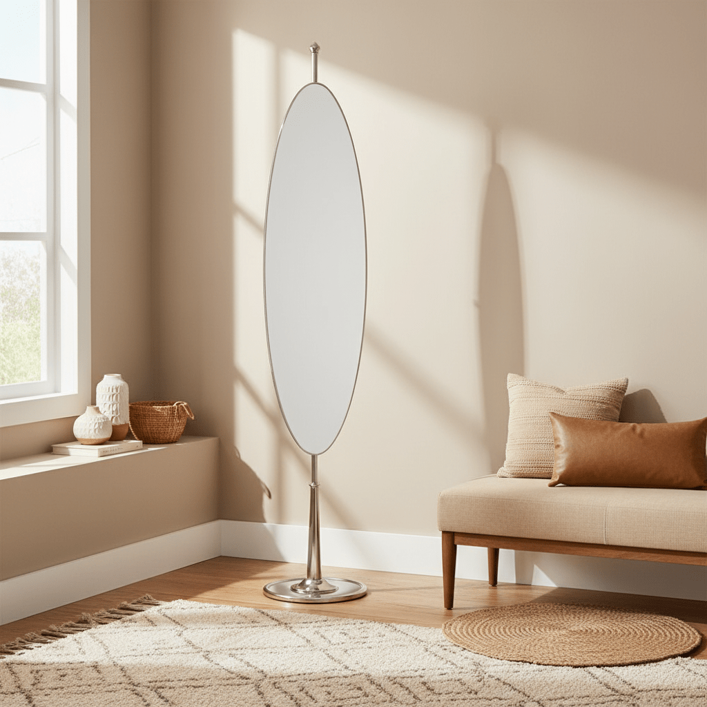 Kensington Townhouse Oval Mirror