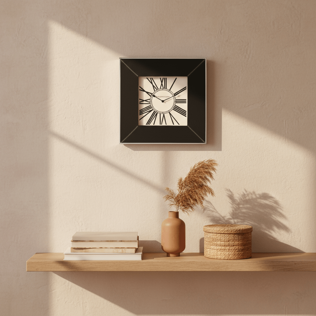 Kensington Townhouse Square Wall Clock