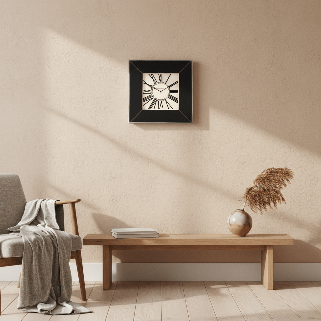 Kensington Townhouse Square Wall Clock