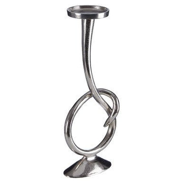 Kensington Townhouse Twist Nickel Candle Holder