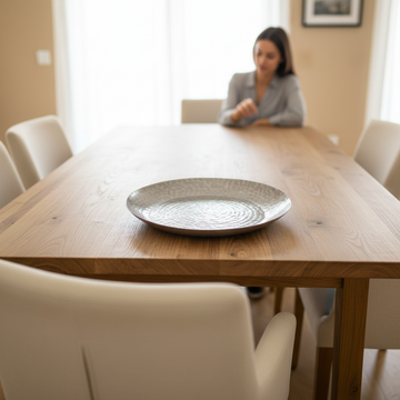 Kensington Townhouse Safia Silver Finish Plate