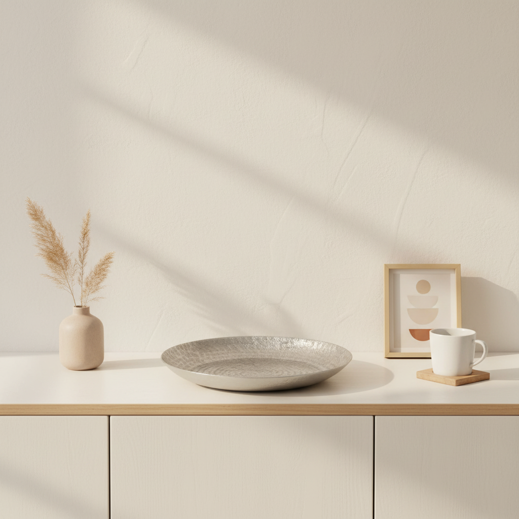 Kensington Townhouse Safia Silver Finish Plate