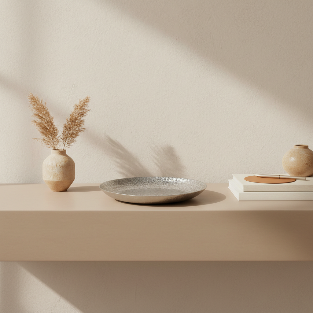 Kensington Townhouse Safia Silver Finish Plate