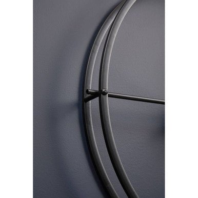 Kent Large Black Finish Wall Clock