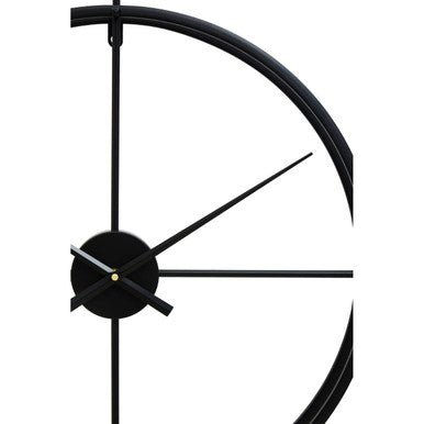 Kent Large Black Finish Wall Clock