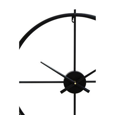 Kent Large Black Finish Wall Clock