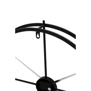 Kent Large Black Finish Wall Clock