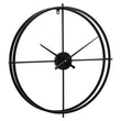 Kent Large Black Finish Wall Clock