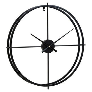Kent Large Black Finish Wall Clock