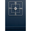 Kent Large Silver Finish Square Wall Clock
