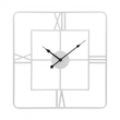 Kent Large Silver Finish Square Wall Clock