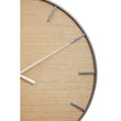Kent Silver And Natural Wall Clock