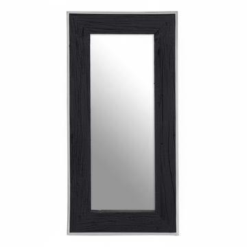 Kerala Black Rectangular Wall Mirror
