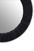 Kerala Black Round Wall Mirror
