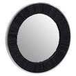 Kerala Black Round Wall Mirror