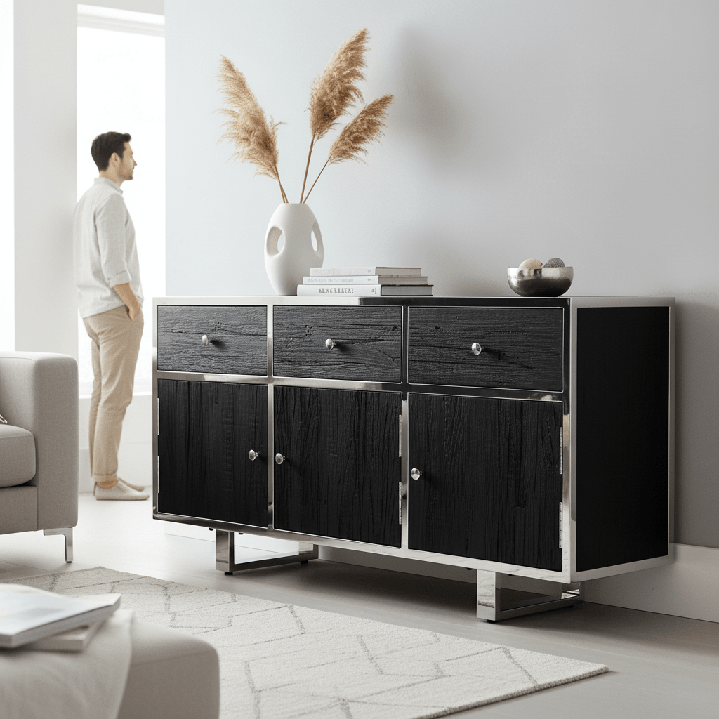 Kerala Black Sideboard