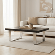 Kerala Black U Shaped Base Coffee Table