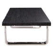 Kerala Black U Shaped Base Coffee Table