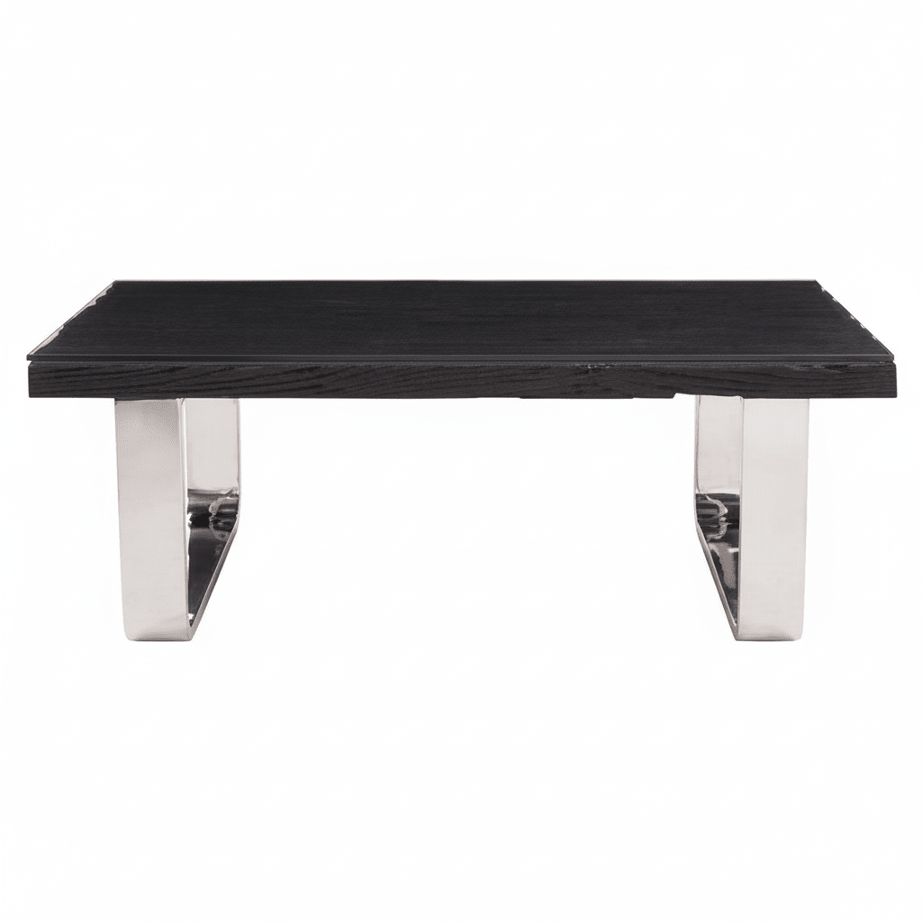 Kerala Black U Shaped Base Coffee Table