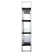Kerala Black Wood Four Tier Shelf Unit