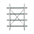 Kerala Black Wood Four Tier Shelf Unit