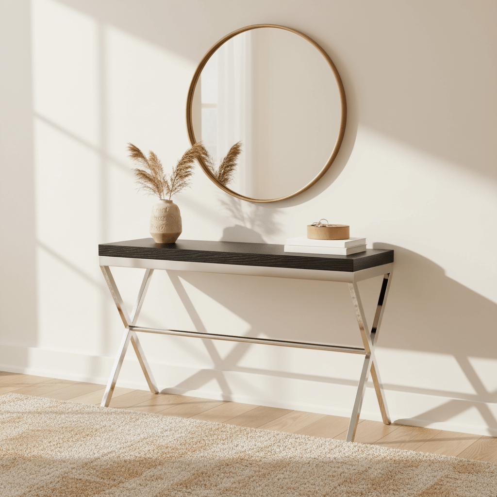 Kerala Console Table With Crossed Legs