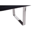 Kerala Large Black Pinewood and Glass Dining Table