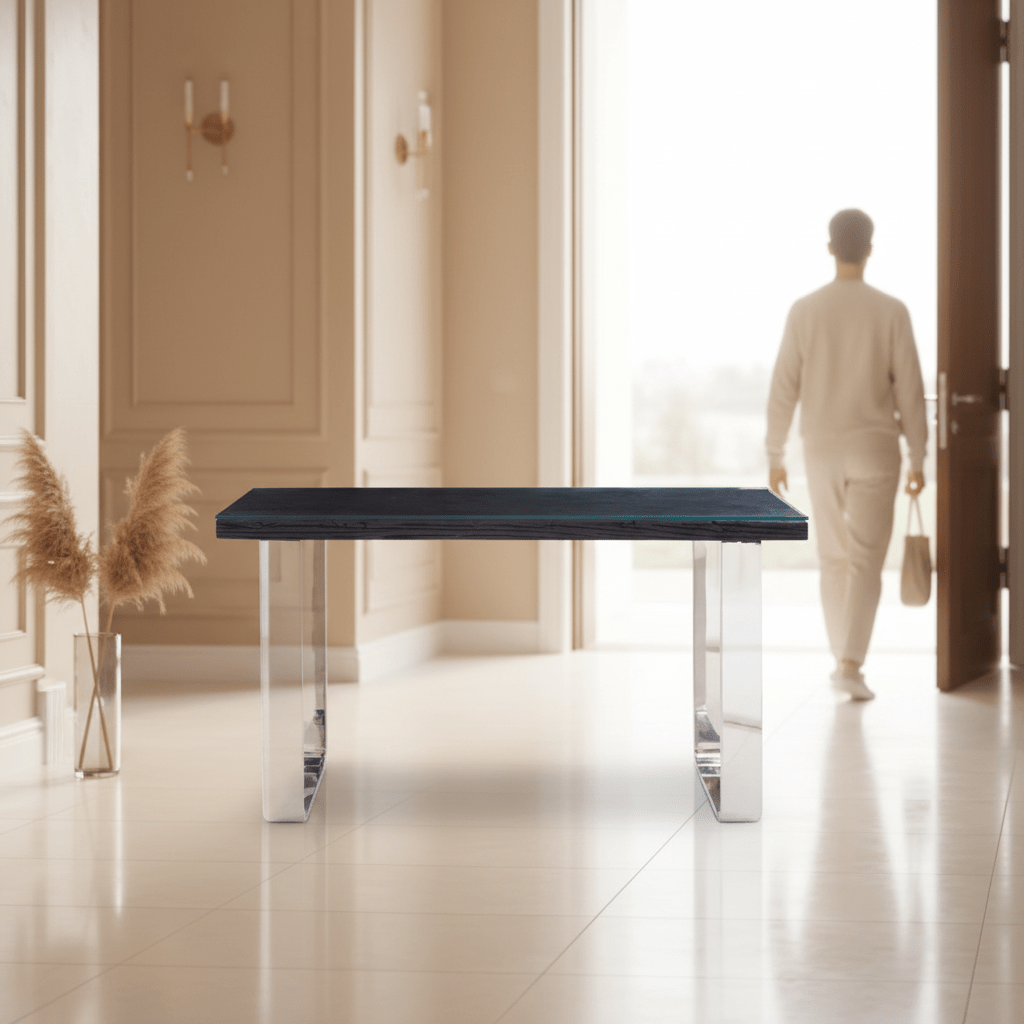 Kerala Small Black Console Table