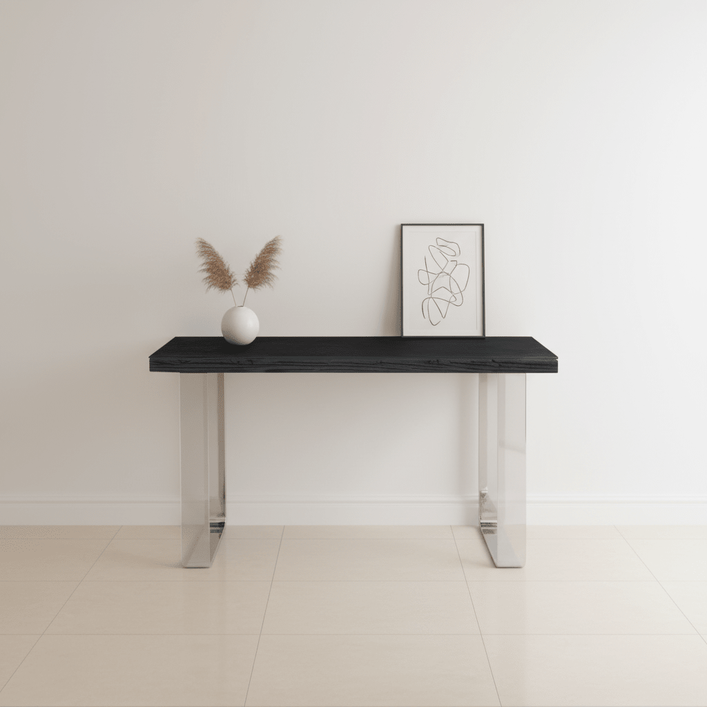 Kerala Small Black Console Table
