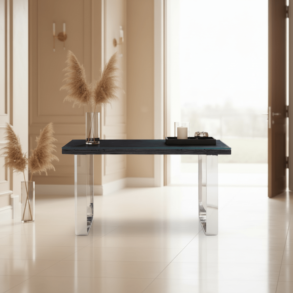 Kerala Small Black Console Table