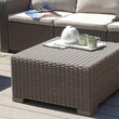 Keter California Taupe Rattan Coffee Table 68 x 68cm