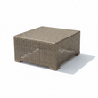 Keter California Taupe Rattan Coffee Table 68 x 68cm