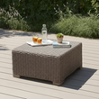 Keter California Taupe Rattan Coffee Table 68 x 68cm