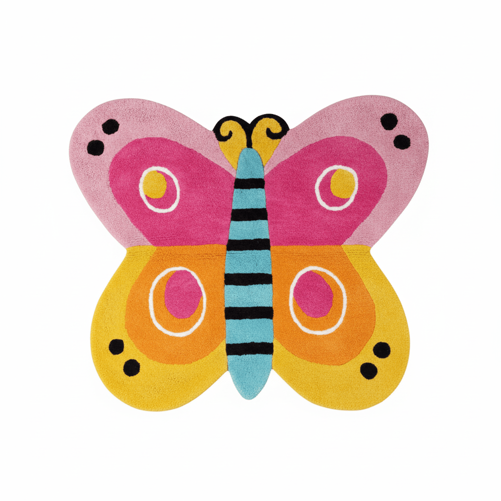 Kids Butterfly Rug