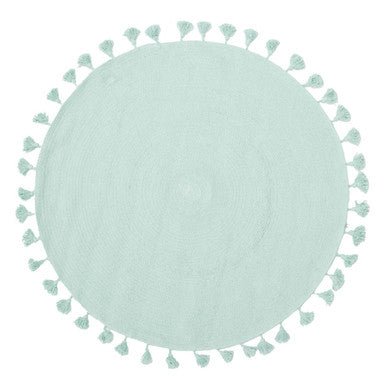 Kids Green Round Rug