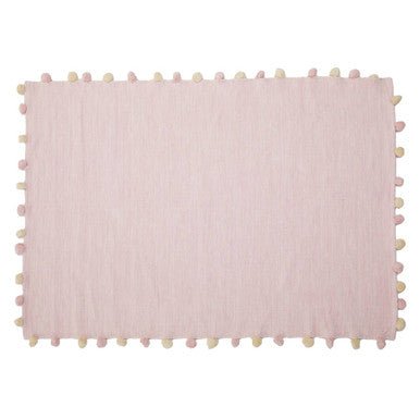 Kids Rectangular Pink Rug