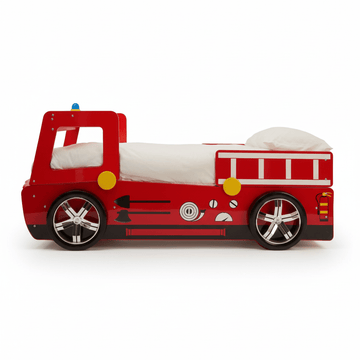 Kids Red Fire Engine Bed