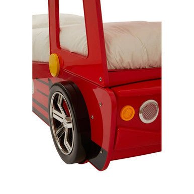 Kids Red Fire Engine Bed