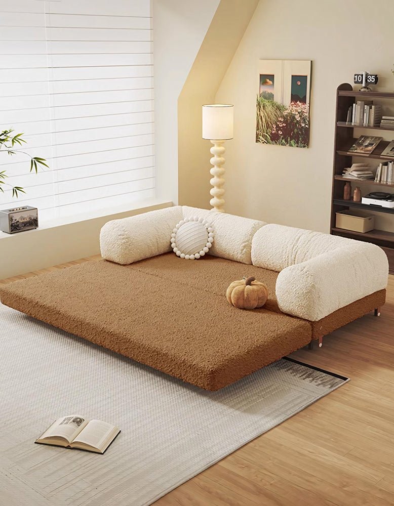 Kimura Two Seater Sofa Bed, Backrest Washable, Corduroy