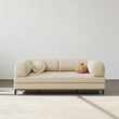Kimura Two Seater Sofa Bed, Backrest Washable, Corduroy