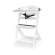 Kinderkraft Enock Wooden Highchair - White