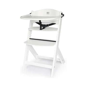 Kinderkraft Enock Wooden Highchair - White