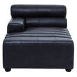 King Left Arm Leather Modular Chaise