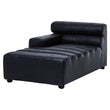 King Left Arm Leather Modular Chaise