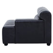 King Left Arm Leather Seat Sofa