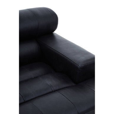 King Left Arm Leather Seat Sofa