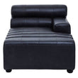 King Right Arm Leather Modular Chaise