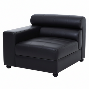 King Left Arm Leather Seat Sofa
