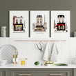 Paris Café Street Scene Kitchen Art wall art | 